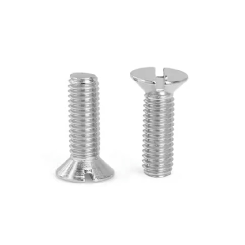 80 ° прорізні гвинти голови Countersunk усічені