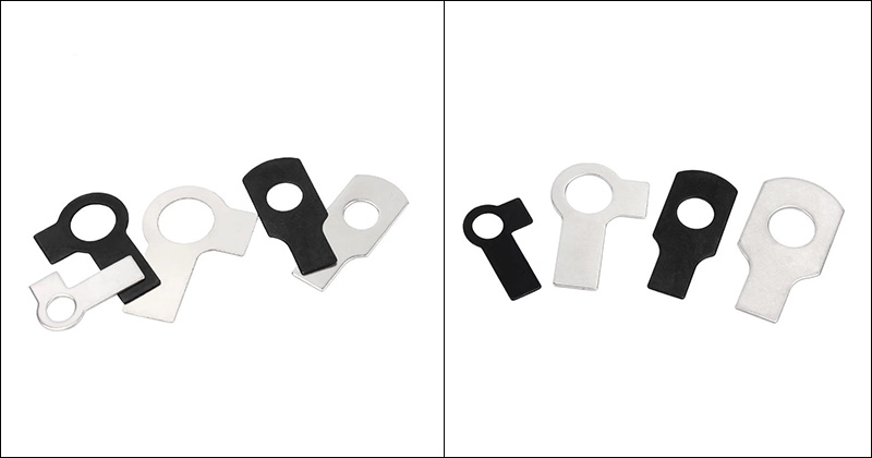 Carbon Steel Tab washers with long and short tab