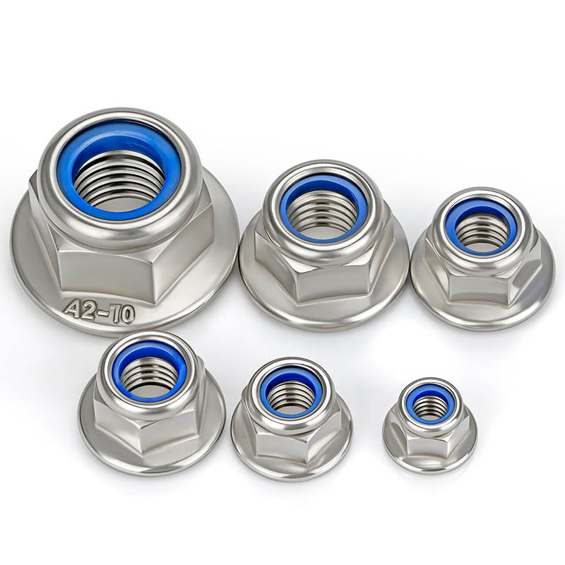 Нейлонова контргайка з фланцем