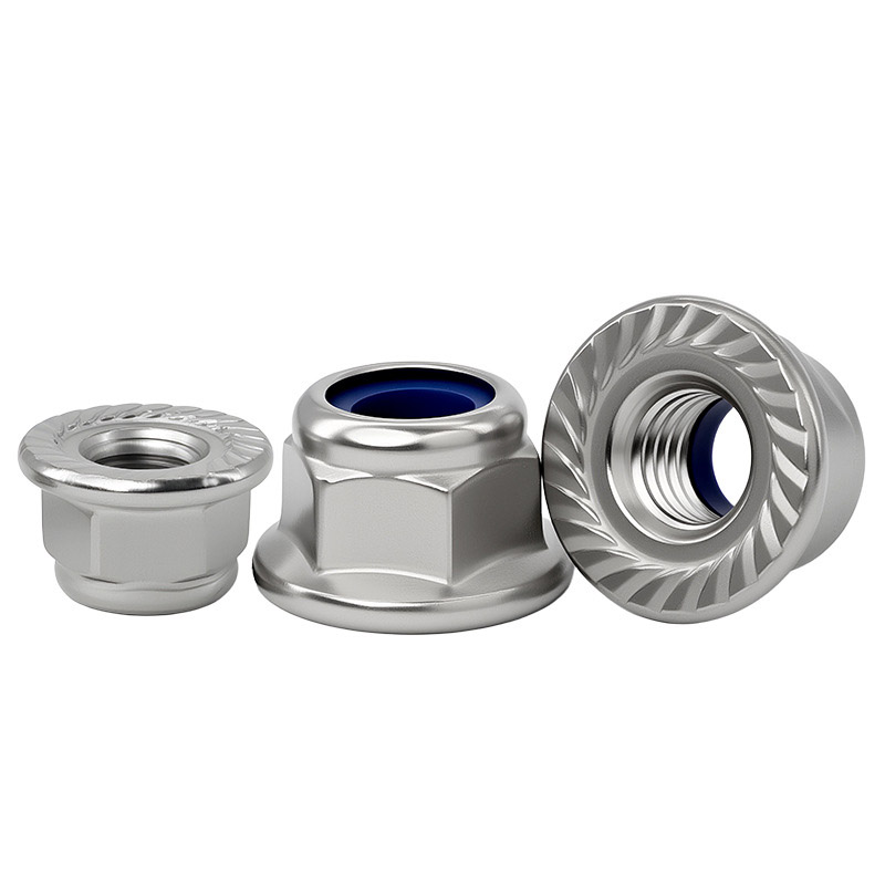 Переважні шестигранні гайки з фланцем