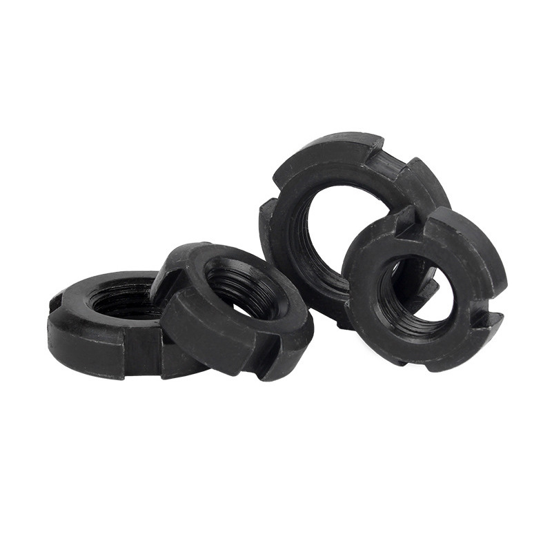 Шлицева кругла гайка