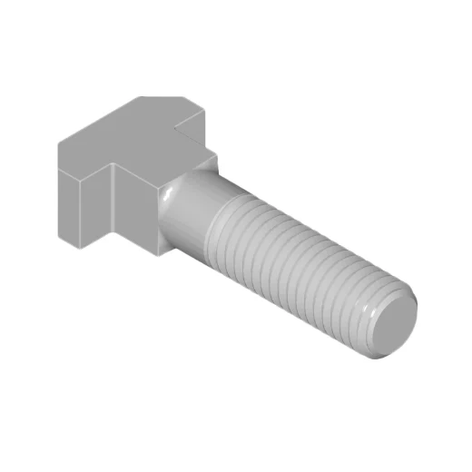 Болти з Т-подібною головкою та квадратними болтами з шийкою